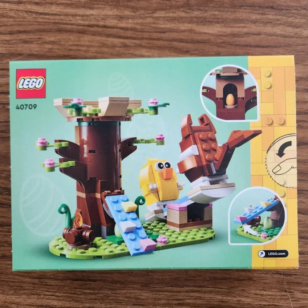 New LEGO Spring Animal Playground Building Toy Set Squirrel Chick Bird Figure 40